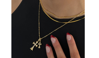 Double Cross Me Necklace - The Viral TikTok Sensation